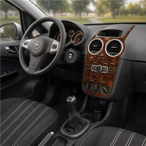 Opel Corsa D od 2007 3D sada dekorov interiéru palubnej dosky 13-dielna