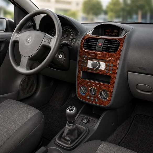 Opel Corsa C – Pick-up 2003–2006 3D sada dekorov interiéru palubnej dosky 6-dielna