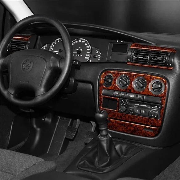 Opel Omega B1 1993–1999 3D sada dekorov interiéru palubnej dosky 7-dielna