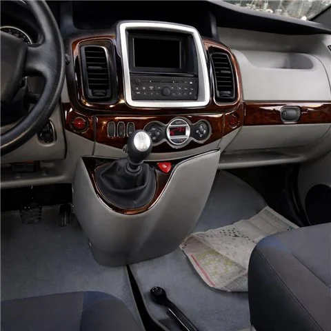 Opel Vivaro 2007–2011 3D sada dekorov interiéru palubnej dosky 17-dielna 2