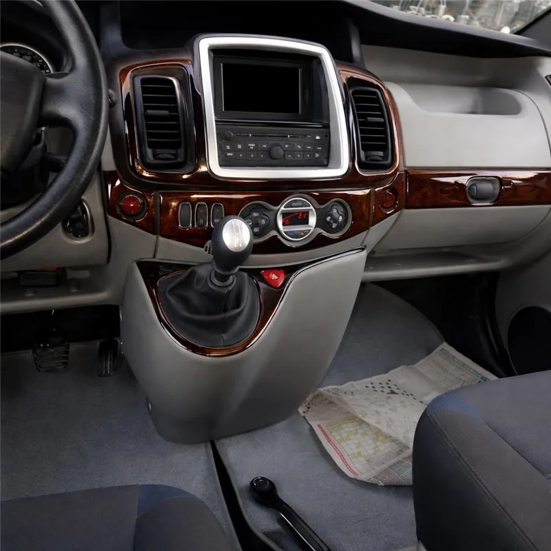 Opel Vivaro 2007–2011 3D sada dekorov interiéru palubnej dosky 17-dielna