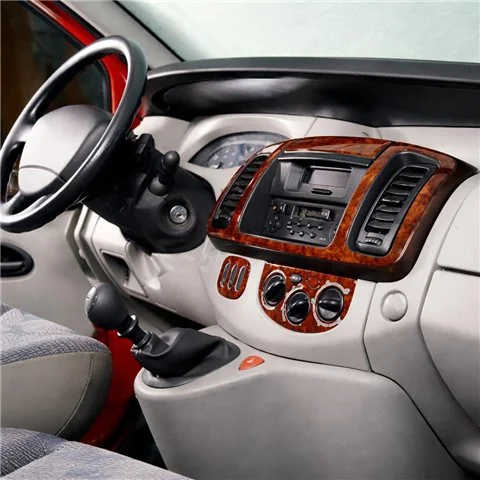 Opel Vivaro 2001–2006 3D sada dekorov interiéru palubnej dosky 6-dielna 2