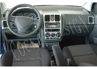 Hyundai Getz 09.02-08.05 3D súprava obloženia palubnej dosky interiéru 4-dielna súprava obloženia palubnej dosky - 1 Hyundai Getz 09.02-08.05 3D súprava obloženia palubnej dosky interiéru 4-dielna súprava obloženia palubnej dosky - 1