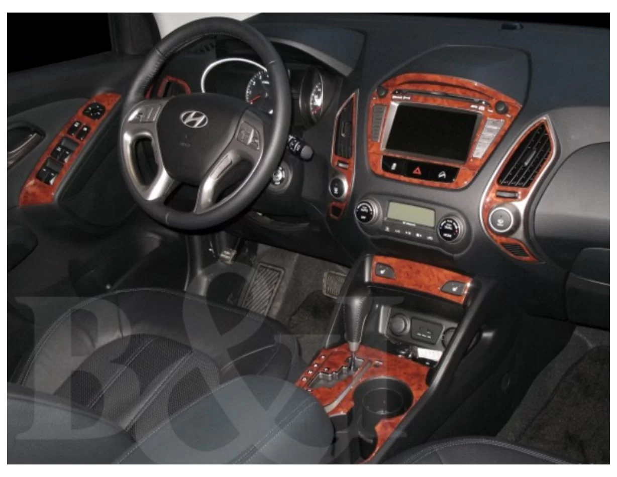 Základná sada Hyundai ix35 2010-UP, bez súpravy NAVI interiéru BD Dash Trim Kit - 1