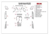 Základná sada Hyundai ix35 2010-UP, bez súpravy NAVI interiéru BD Dash Trim Kit - 2 Základná sada Hyundai ix35 2010-UP, bez súpravy NAVI interiéru BD Dash Trim Kit - 2