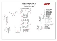 Kompletná sada Hyundai Santa Fe 2013-UP, s NAVI, bez 3 radových sedadiel Interiér BD Dash Dem Kit - 1 Kompletná sada Hyundai Santa Fe 2013-UP, s NAVI, bez 3 radových sedadiel Interiér BD Dash Dem Kit - 1