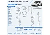 Ford Mustang Mach-E 2021–2024 3D sada dekorov interiéru palubnej dosky 32-dielna