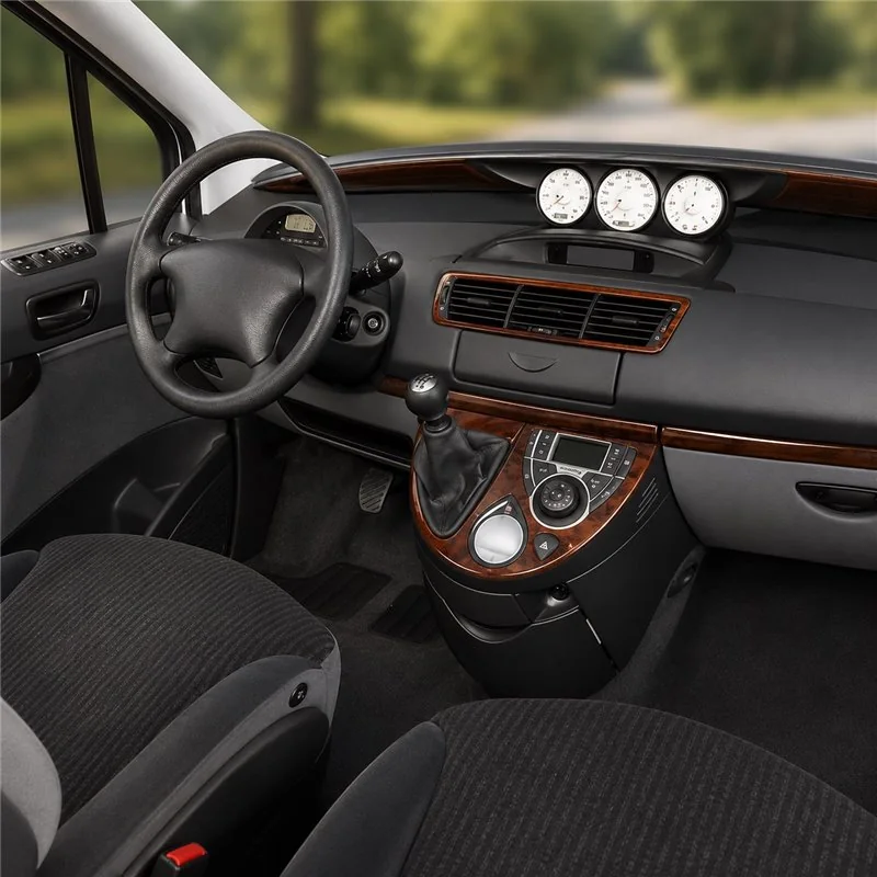 Fiat Ulysse 2002+ 3D dekor palubnej dosky, 4 dielov