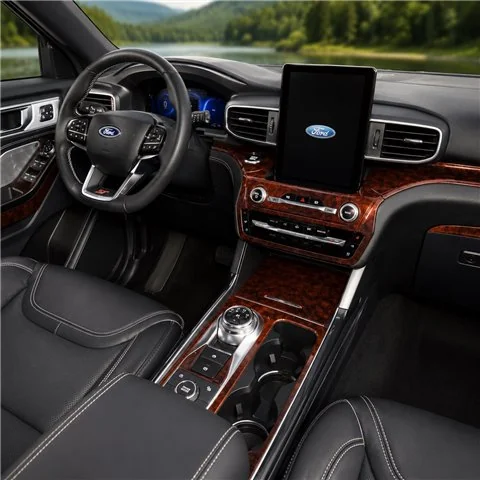 Ford Explorer 2020–2023 3D sada dekorov interiéru palubnej dosky 32-dielna 2