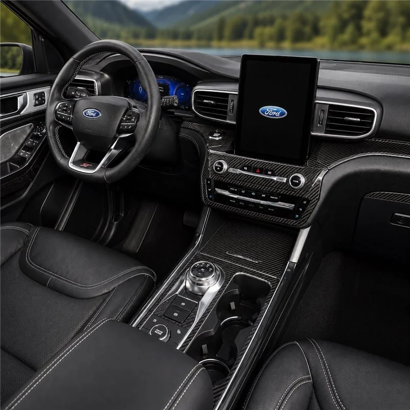 Ford Explorer 2020–2023 3D sada dekorov interiéru palubnej dosky 32-dielna