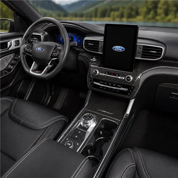 Ford Explorer 2020–2023 3D sada dekorov interiéru palubnej dosky 32-dielna