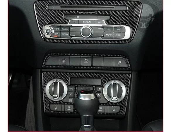 Audi Q3 ab 2015 3D BASIC Súprava obloženia palubnej dosky interiéru 28 dielov - 1