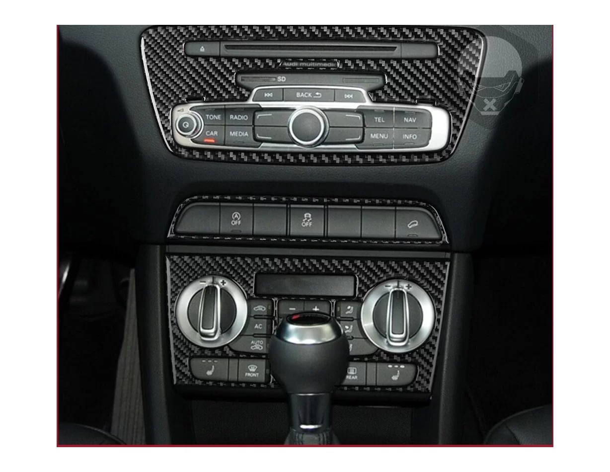 Audi Q3 ab 2015 3D BASIC Súprava obloženia palubnej dosky interiéru 28 dielov - 1