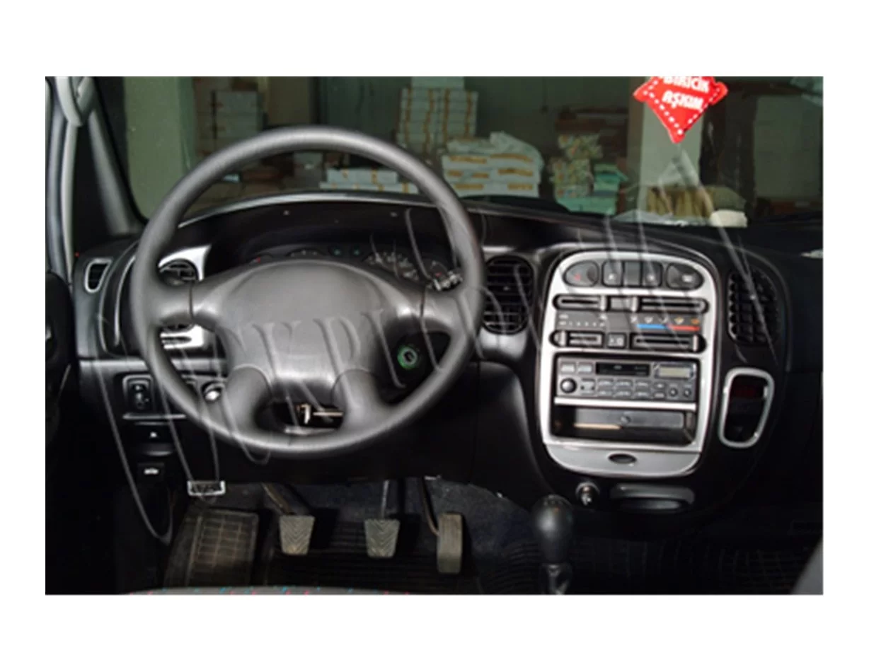 Hyundai Starex 01.01-12.07 Súprava obloženia palubnej dosky 3D interiéru Dekorácia palubnej dosky 11 dielov - 1