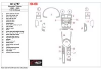 Hyundai Tiburon 2003-2005 Kompletná sada, interiér manuálnej prevodovky BD Dash Dekor Kit - 1 Hyundai Tiburon 2003-2005 Kompletná sada, interiér manuálnej prevodovky BD Dash Dekor Kit - 1