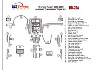 Hyundai Tucson 2006-2009 Súprava obloženia interiéru automatickej prevodovky BD Dash - 2