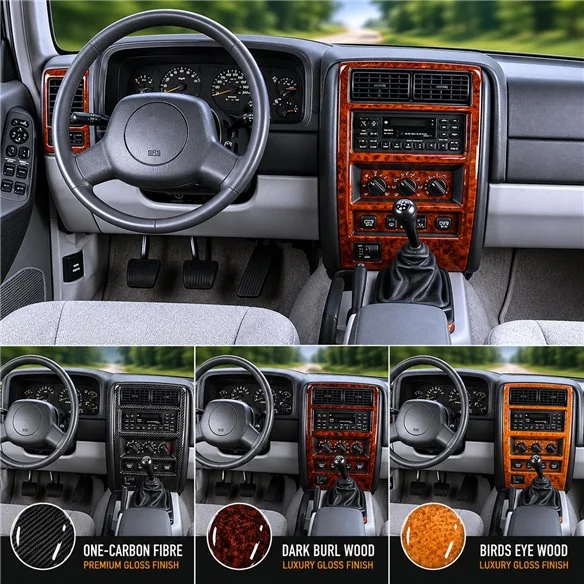 Chrysler Grand Cherokee od 1996 3D sada dekorov interiéru palubnej dosky 10-dielna