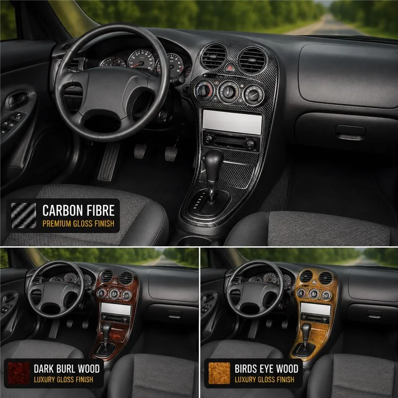 Hyundai Tiburon 1997–1999 kompletná sada 3D sada dekorov interiéru palubnej dosky 10-dielna