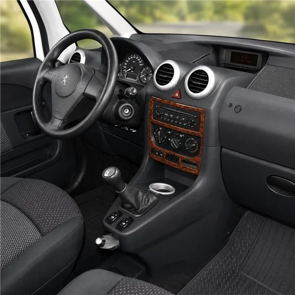 Peugeot 1007 2005+ 3D dekor palubnej dosky, 2 dielov