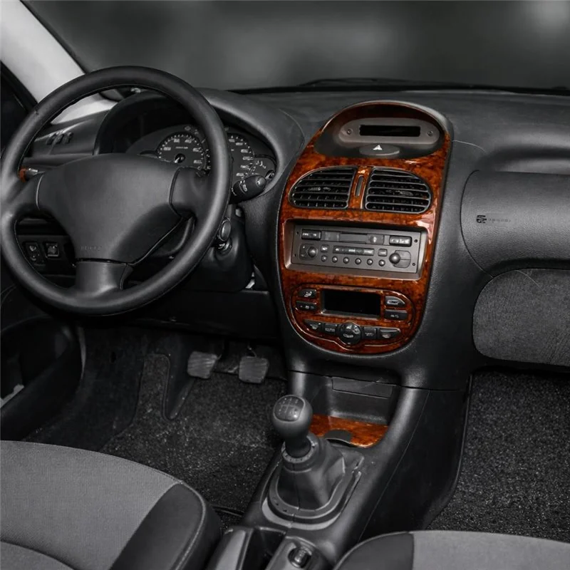 Peugeot 206 1998-2001 3D dekor palubnej dosky, 8 dielov
