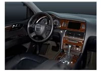 Audi Q7 2007-2014 KOMPLETNÁ 3D súprava obloženia palubnej dosky interiéru 50-dielna súprava obloženia palubnej dosky - 1