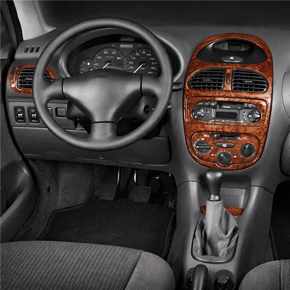 Peugeot 206 2001-2010 3D dekor palubnej dosky, 10 dielov