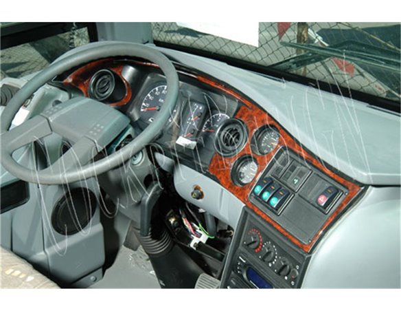 Ford Fiesta 08.99 - 02.02 Kit Rivestimento Cruscotto all'interno del veicolo Cruscotti personalizzati 13-Decori
