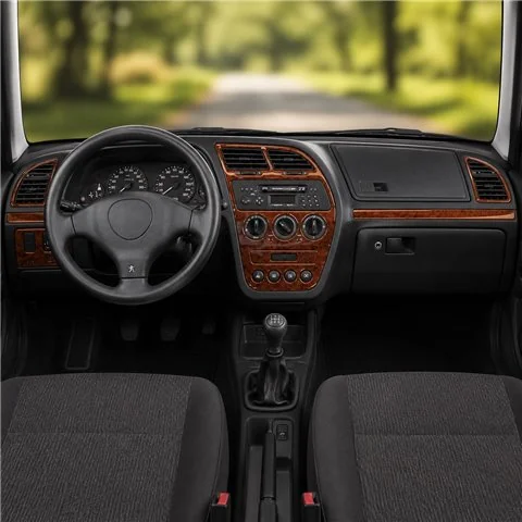 Peugeot 306 1993-1997 3D dekor palubnej dosky, 13 dielov