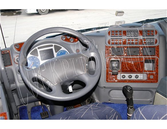 Honda Civic 09.95 - 03.01 Kit Rivestimento Cruscotto all'interno del veicolo Cruscotti personalizzati 22-Decori