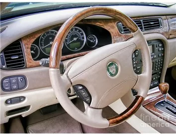 Jaguar S typ 1999-2007 Kompletná sada, súprava obloženia interiéru automatickej prevodovky - 1