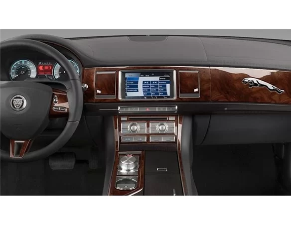 Jaguar XF 2012-UP Kompletná súprava interiéru BD Dash Trim Kit - 1