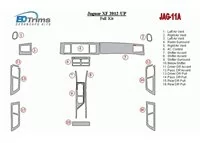 Jaguar XF 2012-UP Kompletná súprava interiéru BD Dash Trim Kit - 2 Jaguar XF 2012-UP Kompletná súprava interiéru BD Dash Trim Kit - 2