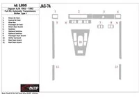 Kompletná sada Jaguar XJS 1982-1992, automatická prevodovka, radenie typu 1 interiér BD Dash Trim Kit - 2 Kompletná sada Jaguar XJS 1982-1992, automatická prevodovka, radenie typu 1 interiér BD Dash Trim Kit - 2