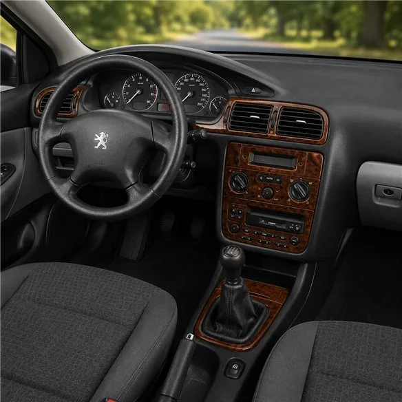 Peugeot 406 1999-2005 3D dekor palubnej dosky, 13 dielov