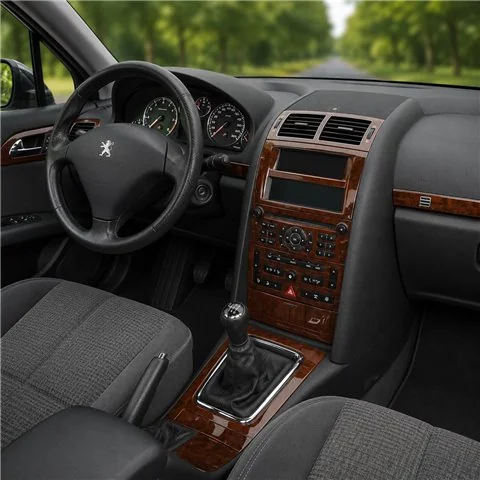Peugeot 407 2005-2010 3D dekor palubnej dosky, 11 dielov