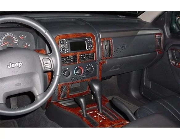 Jeep Grand Cherokee 1999-2002 Kompletná súprava interiéru BD Dash Trim Kit - 1