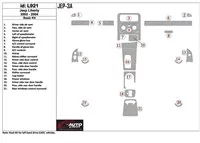 Jeep Liberty 2002-2004 Základná súprava interiéru BD Dash Trim Kit - 1