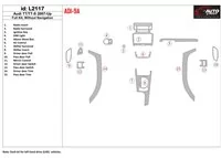 Audi TT 2007-2014 Kompletná sada, bez NAVI Interiér BD Dash Trim Kit - 2 Audi TT 2007-2014 Kompletná sada, bez NAVI Interiér BD Dash Trim Kit - 2