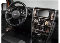 Kompletná sada Jeep Wrangler 2007-2010, interiér manuálnej prevodovky BD Dash Trim Kit - 2 Kompletná sada Jeep Wrangler 2007-2010, interiér manuálnej prevodovky BD Dash Trim Kit - 2