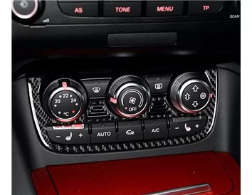 Audi TT 2007-2014 Kompletná sada, bez NAVI Interiér BD Dash Trim Kit - 4