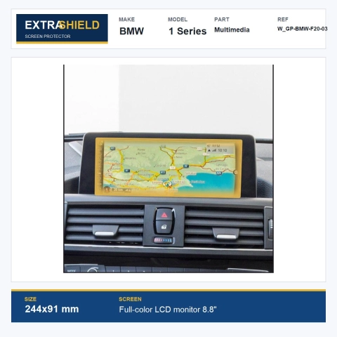 BMW 1 Series Multimedia ExtraShield Screen Protector