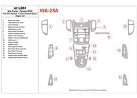 Kompletná sada KIA Cerato 2010-2011, interiér Sedan BD Dash Trim Kit - 1