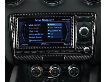 Audi TT 2007-2014 Kompletná sada, bez NAVI Interiér BD Dash Trim Kit - 6