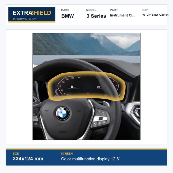 BMW 3 Series Instrument Cluster ExtraShield Screen Protector