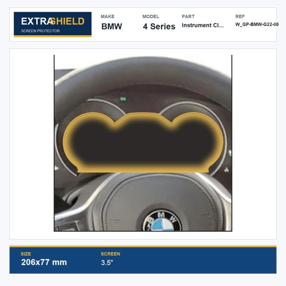 BMW 4 Series Instrument Cluster ExtraShield Screen Protector