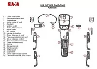 Kia Optima 2002-2003 Súprava obloženia interiéru automatickej prevodovky BD - 2 Kia Optima 2002-2003 Súprava obloženia interiéru automatickej prevodovky BD - 2