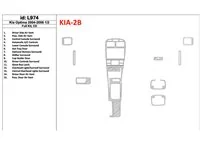 Kompletná sada KIA Optima 2004-2006, EX, roky: 2004 - 2006 1/2 súprava obloženia palubnej dosky interiéru BD - 1 Kompletná sada KIA Optima 2004-2006, EX, roky: 2004 - 2006 1/2 súprava obloženia palubnej dosky interiéru BD - 1