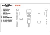 Kompletná sada KIA Optima 2004-2006, LX, Rok výroby: 2004 - 2006 1/2 Súprava obloženia palubnej dosky interiéru BD - 1 Kompletná sada KIA Optima 2004-2006, LX, Rok výroby: 2004 - 2006 1/2 Súprava obloženia palubnej dosky interiéru BD - 1