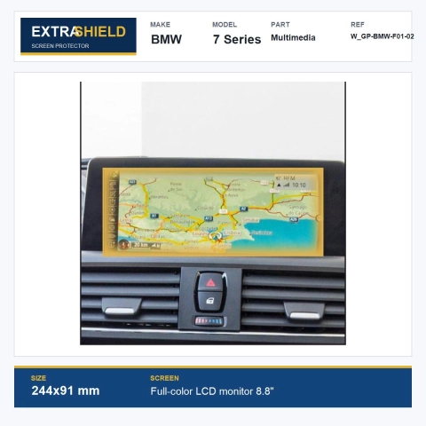 BMW 7 Series Multimedia ExtraShield Screen Protector