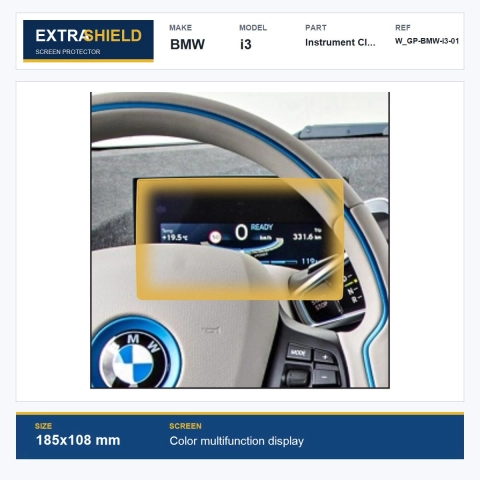 BMW i3 Instrument Cluster ExtraShield Screen Protector